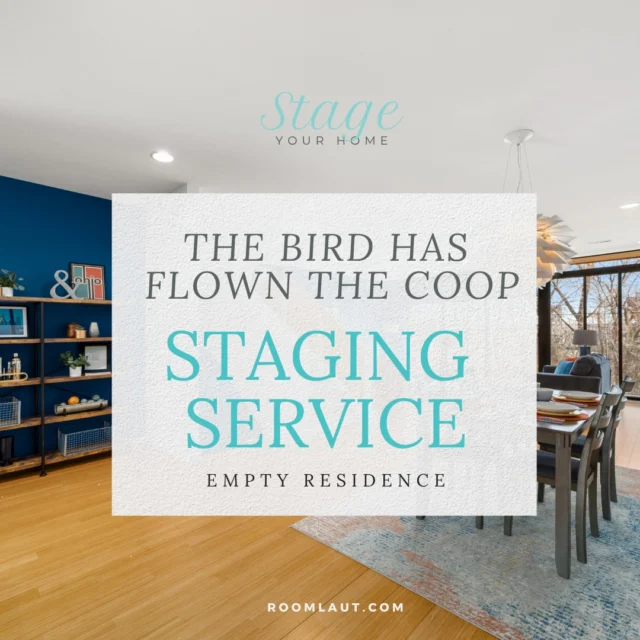 ✨ Vacant home? We've got it covered.

Take the stress out of selling with our full-service staging package. Roomlaut transforms empty spaces with thoughtfully selected furniture, décor, and artwork for the living room, kitchen/dining area, primary bedroom, and one additional bedroom or office.

A beautifully staged home helps buyers connect emotionally, envision themselves living there, and can make your property stand out in a competitive market.

🏡 Move out with confidence—we'll handle the presentation.

Ready to showcase your home at its best? Contact us today to learn more.

#HomeStaging #VacantStaging #RealEstateMarketing #HomeSelling #InteriorDesign #Roomlaut #StagedToSell