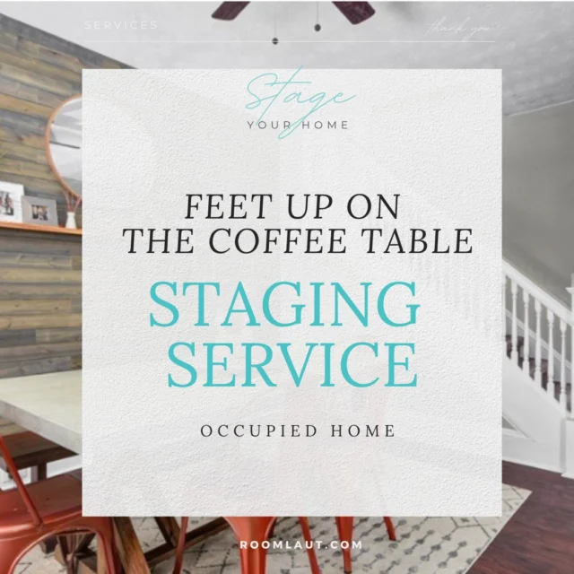 ✨ "Feet Up on the Cofee Table" Occupied Home Staging by RoomLaut Staging ✨

Not every home on the market is empty—and that's where occupied staging can make a big difference. At RoomLaut Staging, we work with homeowners to thoughtfully edit, rearrange, and enhance their existing furnishings and décor to create a polished, welcoming look that photographs beautifully and appeals to potential buyers.

Our goal is to highlight what makes each home special while helping buyers see its possibilities. 🏡✨

Contact us today, to chat about your staging needs!

#RoomLautStaging #OccupiedHomeStaging #HomeStaging #StagedToSell #RealEstate #InteriorStyling #HomeSelling #OhioRealEstate