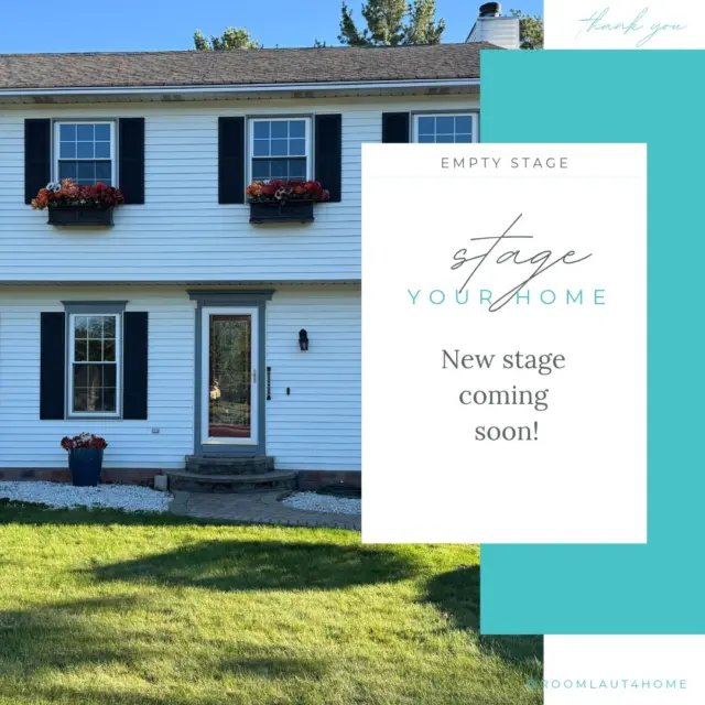 ✨ NEW STAGE COMING SOON at 400 Seneca in Avon Lake ✨

We’re getting ready to transform another space! A fresh Roomlaut staging project is underway, and we can’t wait to show you the finished results.

Stay tuned for the reveal pics. 👀🏡

#Roomlaut #HomeStaging #ComingSoon #StagedToSell #ClevelandRealEstate #RealEstateDesign